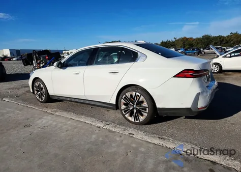 2025 BMW 530 Xi from USA, damaged, VIN WBA53FJ0XSCT29723